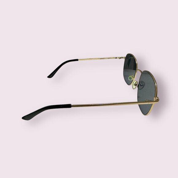 Quay Australia Jezabell Gold Round Sunglasses‎ main image 8